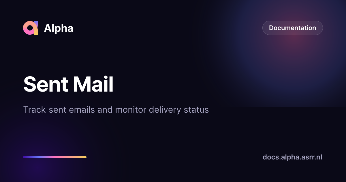 Sent Mail — Alpha