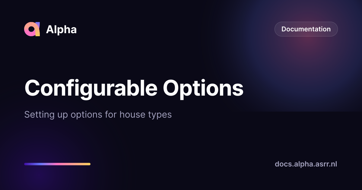 Configurable Options
